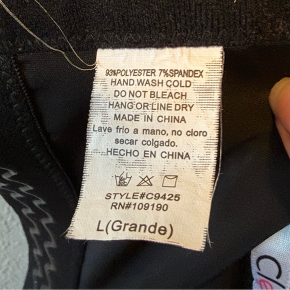 Cleo, Women’s Black Sheer Corset Adjustable Strap & Back Bustier Top, Size L - Picture 8 of 9